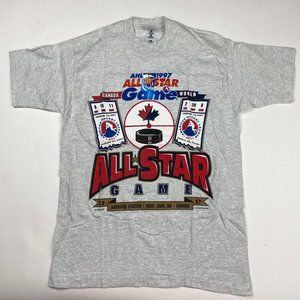 Vintage 90s AHL All Star Game T Shirt Men's Medium Saint John New Brunswick